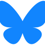 Bluesky Platform blue butterfly logo.