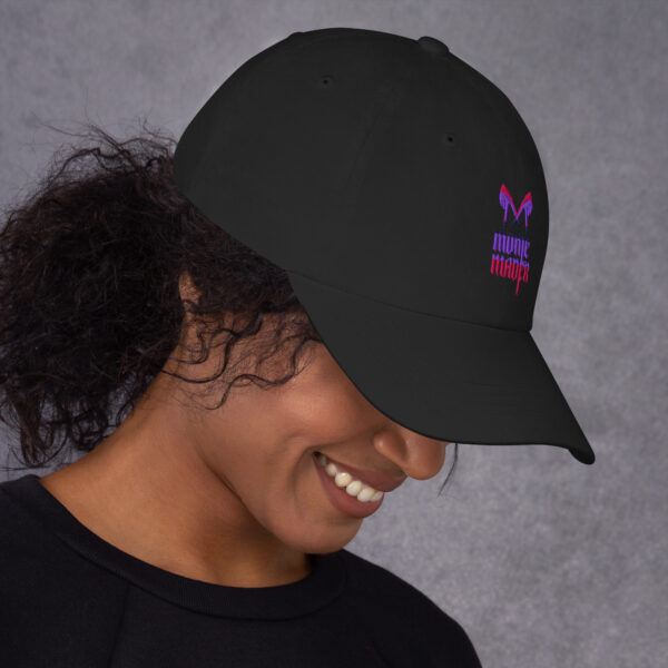 Monte Mader Official Logo on a Dad hat - Image 3