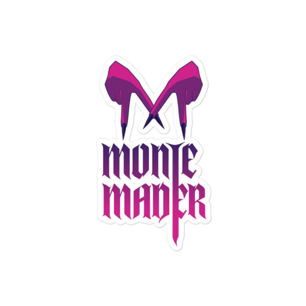 Monte Mader Official Logo Bubble-free stickers - Image 3