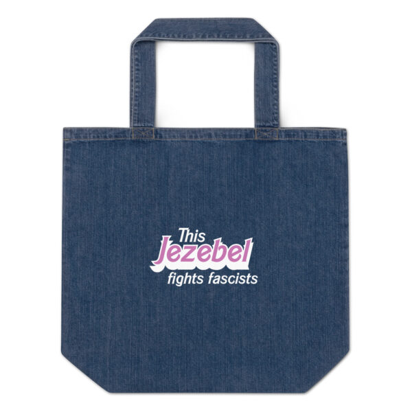 Jezebel Organic denim tote bag