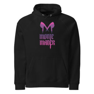 Monte Mader Official Logo on Unisex eco raglan hoodie