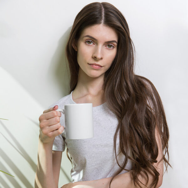 Monte Mader AKA the Intellectual on a White glossy mug - Image 2