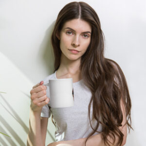 Monte Mader AKA the Intellectual on a White glossy mug