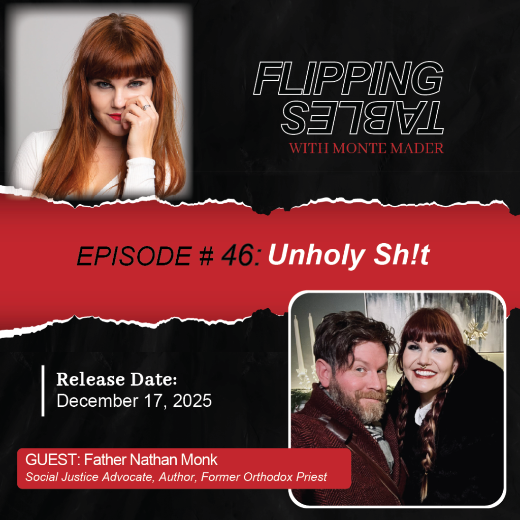 Flipping Tables graphic for episode 46 with Nathan Monk.