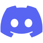 Purple discord logo, small. 