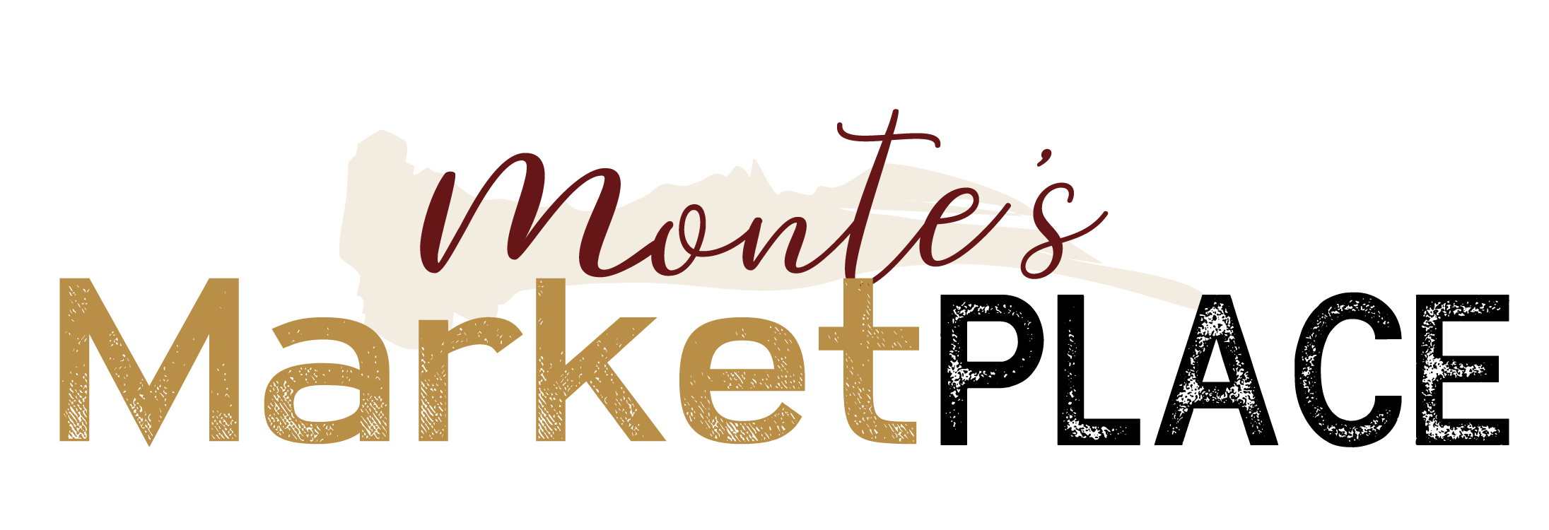 Monte's MarketPLACE text logo. 